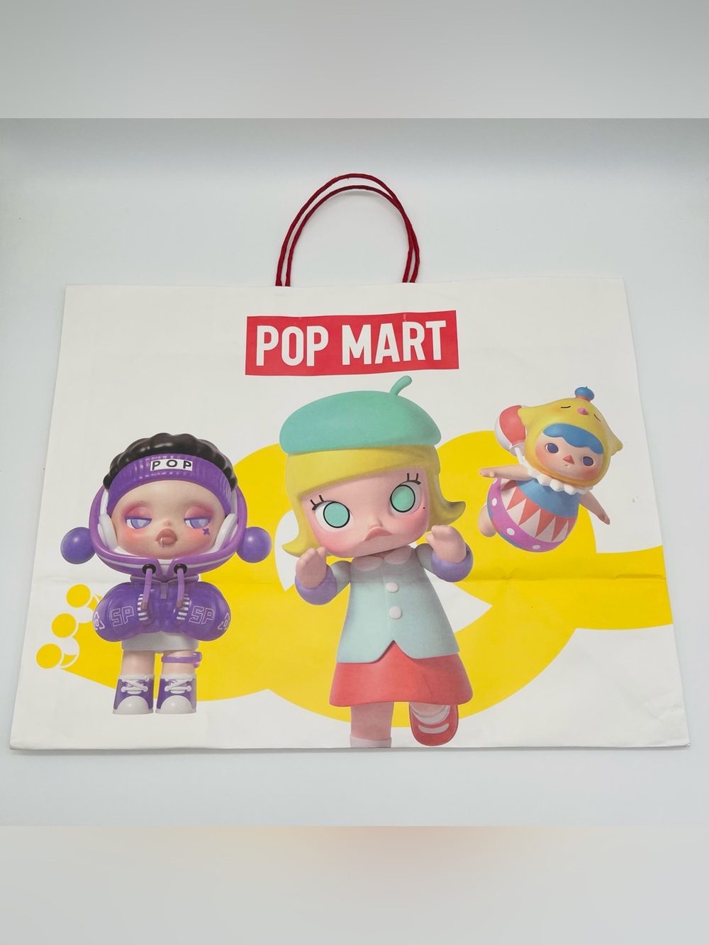 POP MART Molly the Monsters Shopping Gift Bag Paper Tote Collectible Officia